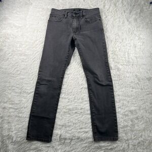 Proof Jeans‎ Mens 28x30 (Fits 29x28) Black Faded Denim Slim Fit Comfort Casual